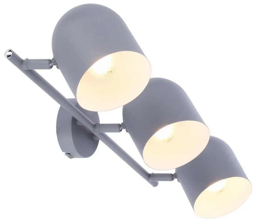 Lampada da soffitto azzurra con paralume in metallo 55x10 cm Azuro - Candellux Lighting