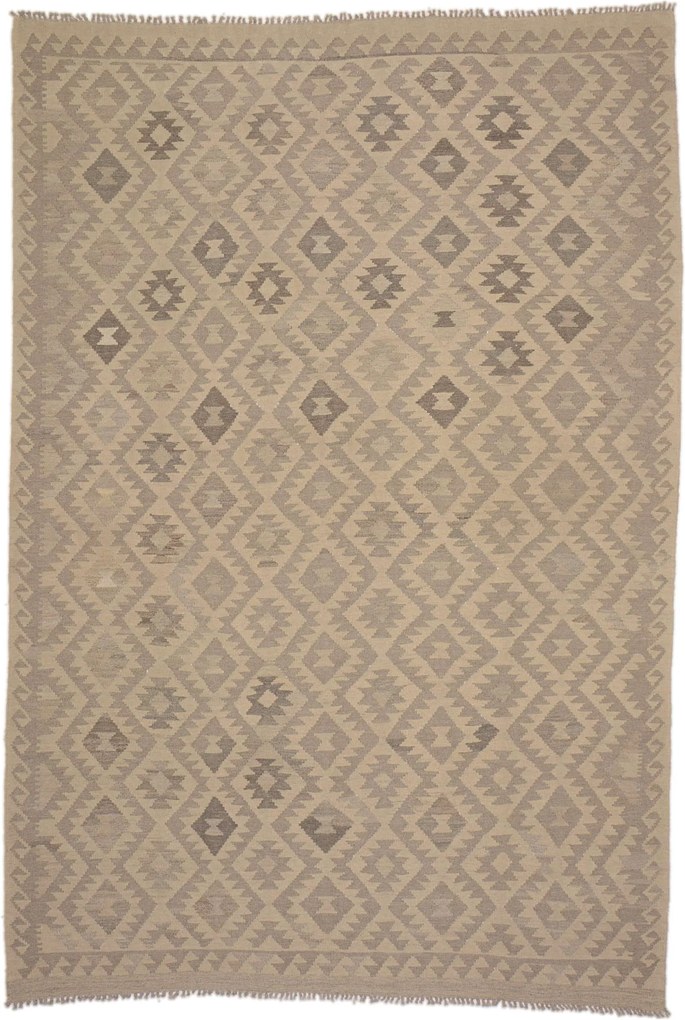 Kilim Tappeto orientale 200x290 Beige (Afghanistan) Tessuto A Mano