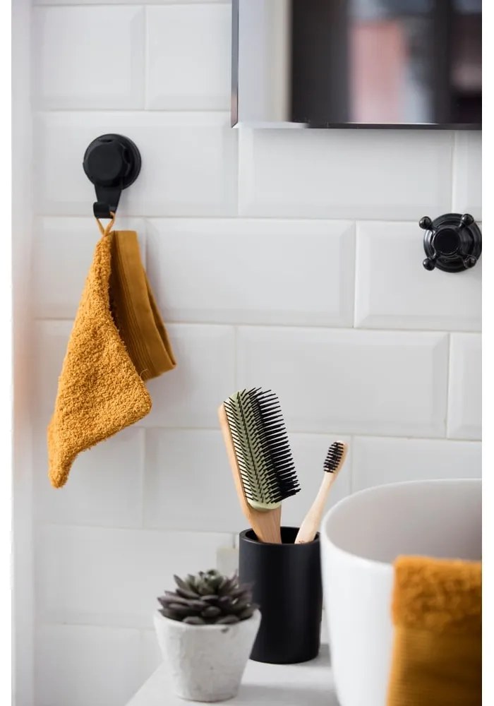 Set di ganci senza foratura neri in acciaio 4 pz Bestlock – Compactor