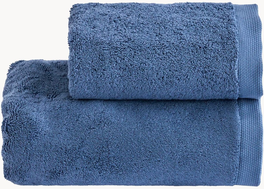 Set di 2 asciugamani in spugna di cotone Luxe
