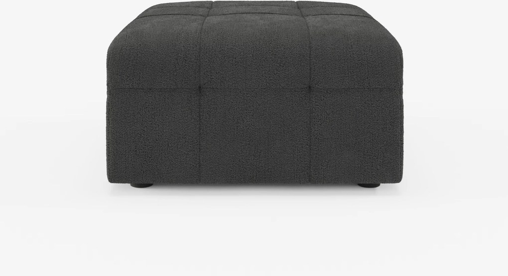 Mosaic pouf e modulo in bouclé - 96x77 cm design capitonné in tessuto smacchiabile T21