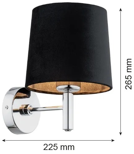 Argon 4726 - Applique BOLZANO 1xE27/15W/230V