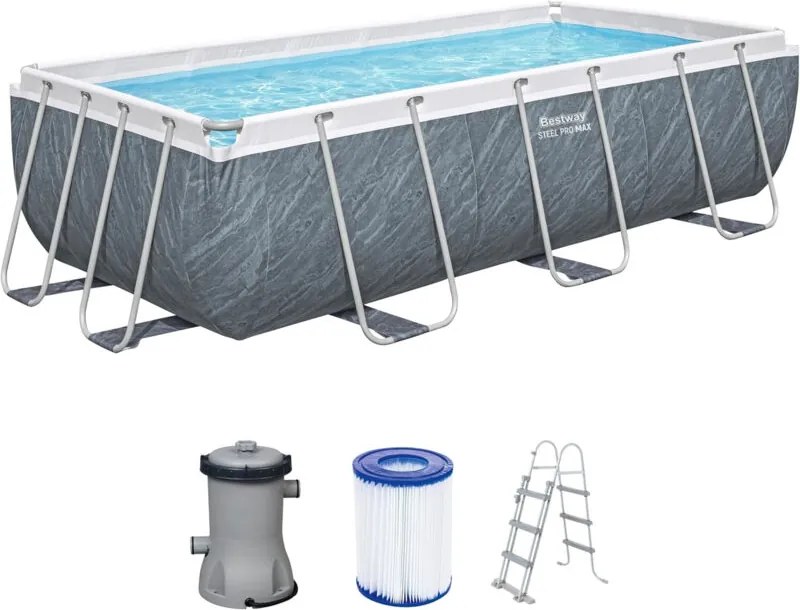 Bestway Set Piscina Power Steel 404x201x100 cm