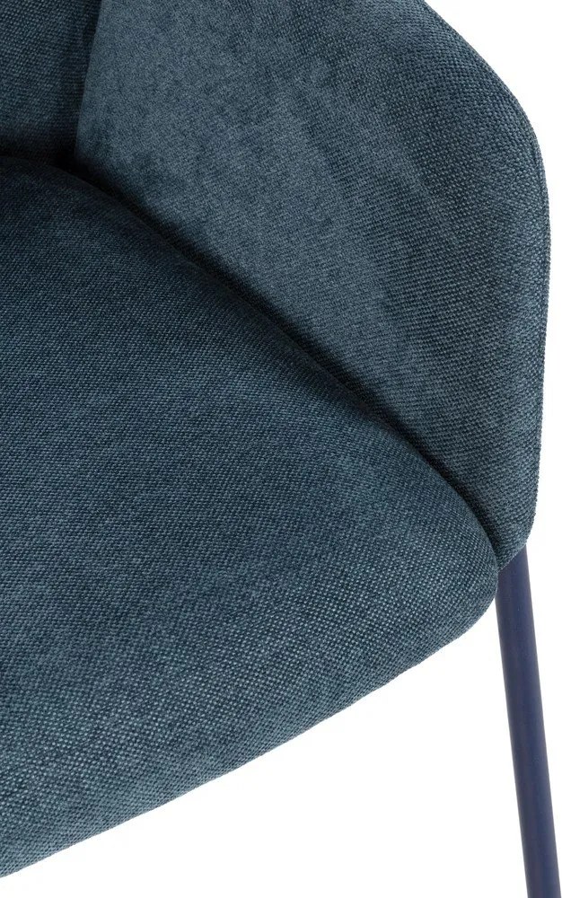 Set di sedie da pranzo blu in imbottito 2 pz Aslin – MOME