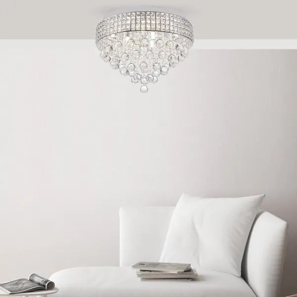 Zuma Line 19027-M - Plafoniera CAPRI 6xG9/25W/230V cromo