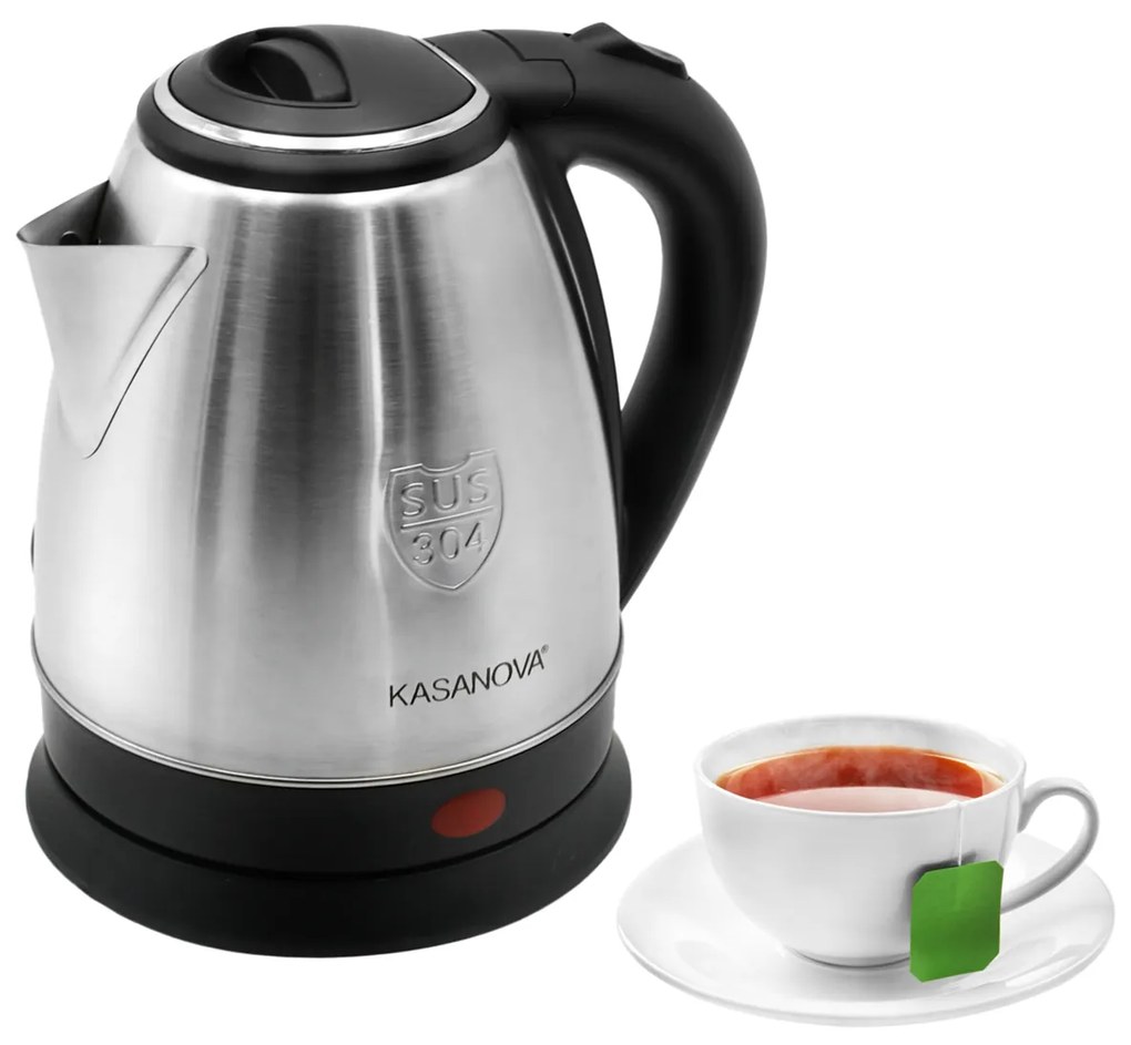 BOLLITORE ELETTRICO 1,5 L, ACCIAIO INOX