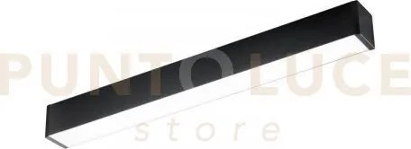 Barra led next nera 24w 3300lm cct 3000k / 4000k 60x5,5x6,5cm