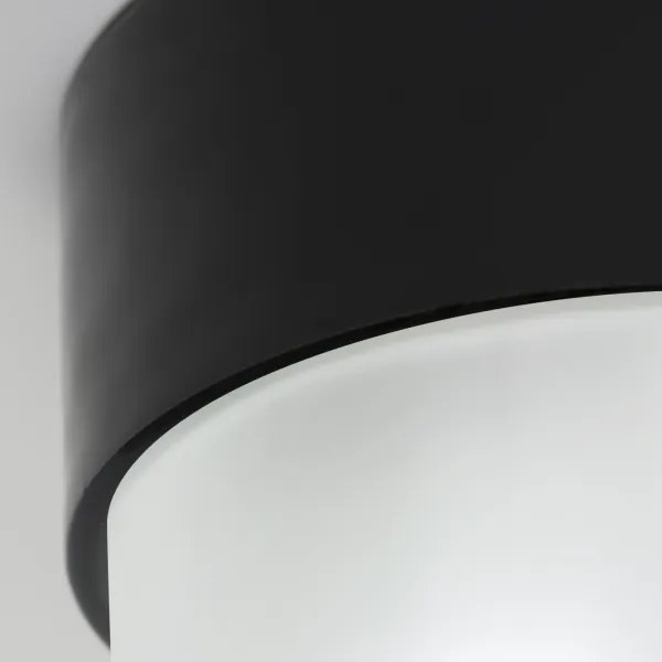 Orion - Plafoniera OSTIA 1xE27/40W/230V Ø 9,8 cm nero