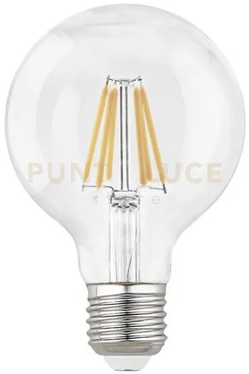 Gla256c- lampadina attacco e27 d.12,5cm 2700k 1480lm 12w globo vetr...