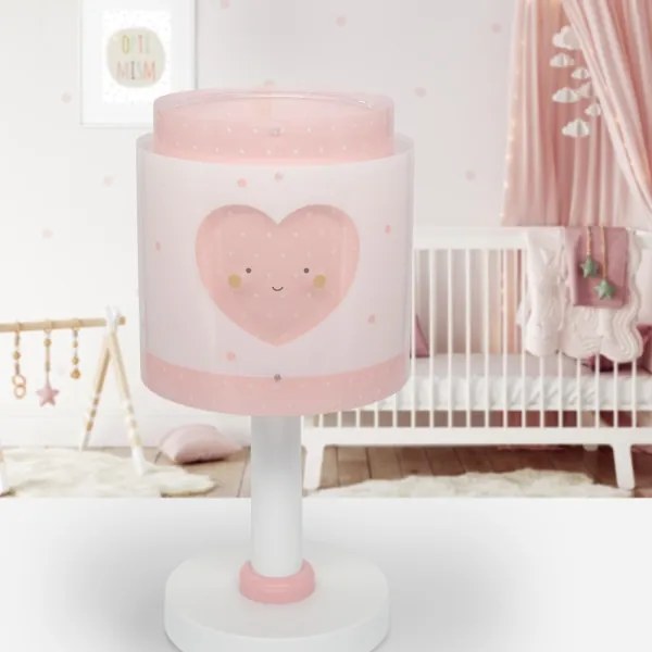 Dalber 76011NS - Lampada da comodino LED per bambini BABY DREAMS 1xG4/4W/230V rosa