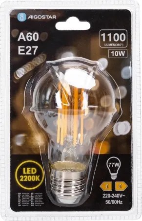 Lampadina LED VINTAGE A60 E27/10W/230V 2200K - Aigostar