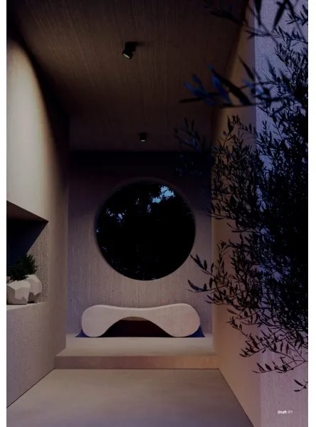 Redo 90627 - Faretto da esterno a LED SHAFT LED/13W/230V IP65, antracite