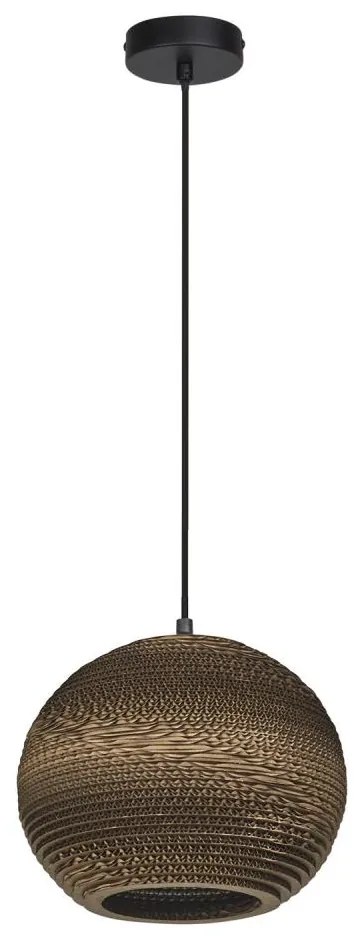 Ledvance - Lampadario a sospensione con filo DECOR CARDBOARD 1xE27/15W/230V diametro 26 cm