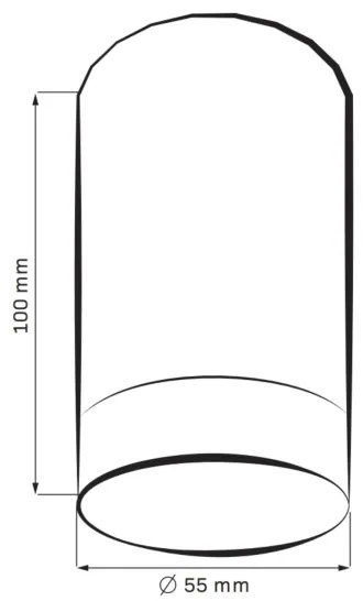 Faretto ARRAS 1xGU10/10W/230V nero