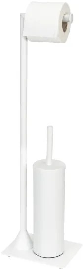 WENKO 26072100 - Scopino WC HELLA 15x69 cm bianco