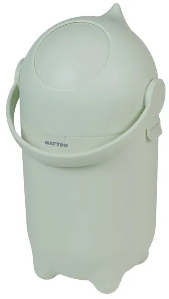 Nattou - Cestino per pannolini e fasciatoio SOFTY 50x70 cm verde