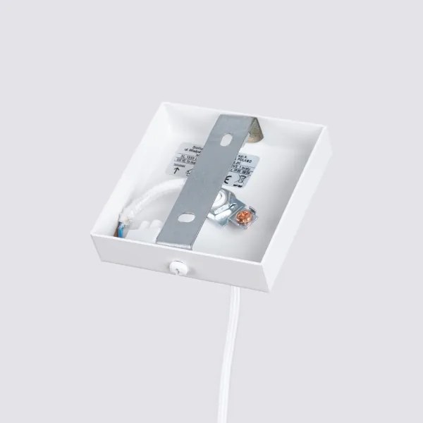 Sollux SL.1535 - Lampadario a sospensione con filo KARBON 1xGU10/10W/230V bianco