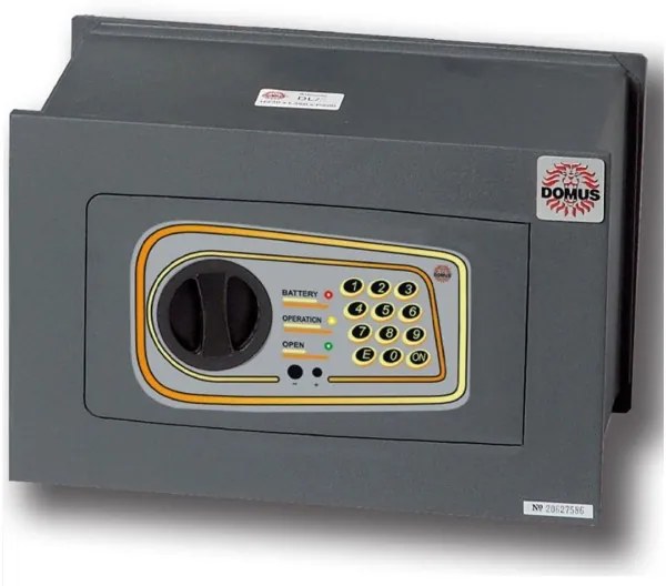 Trade Shop - Cassaforte Digitale A Muro Cassetta Sicurezza Elettronica 30x25x20cm Casa Hotel