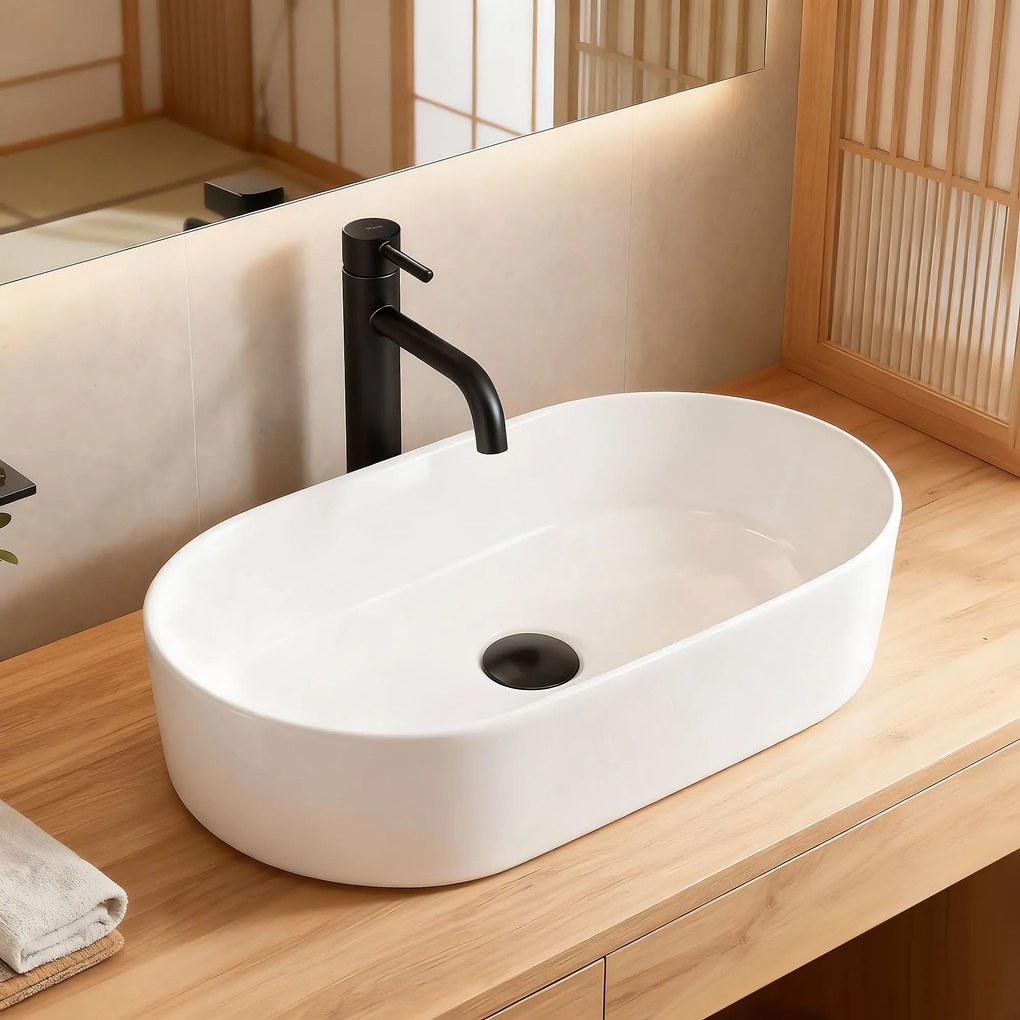 Lavabo da appoggio Rea LAYLA 50