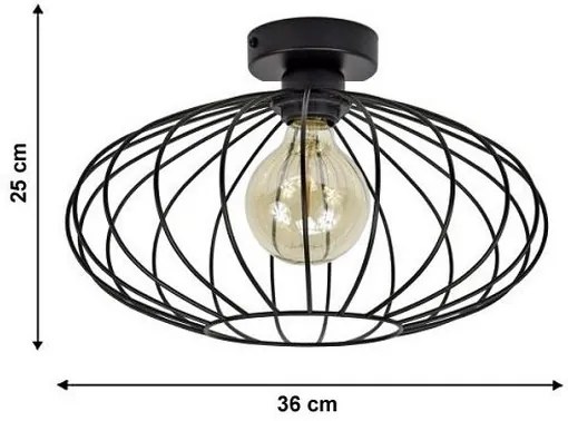 Lampadario a plafone EARTH L 1xE27/60W/230V