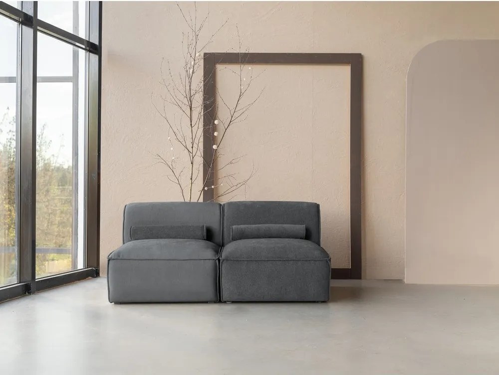 Divano componibile grigio 152 cm Flex Felix – Miuform