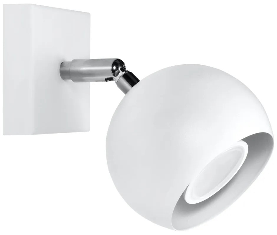 Lampada da parete bianca Ollo - Sollux