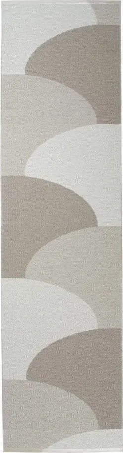 Passatoia da interno/esterno beige 70x270 cm Hill Dark Linen – Pappelina