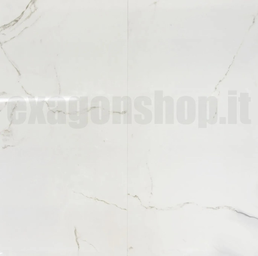 La Fenice Marble 80x80 Pavimento Rivestimento Rettificato Effetto Marmo Prima Scelta Statuario