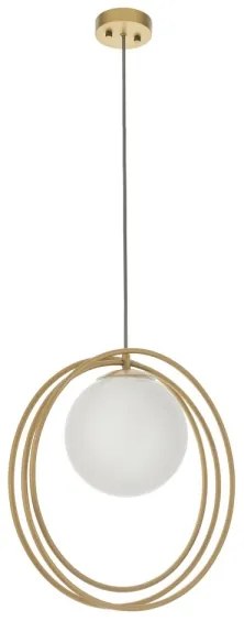 Endon 92488 - Lampadario a sospensione con cavo EMILIO 1xE27/10W/230V dorato