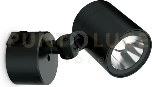 O-zone applique a parete ip66 nero led 3000k 13w  1100 lm