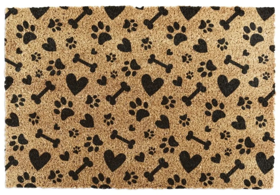 Zerbino in fibre di cocco 60x90 cm Paws and Bones – Artsy Doormats