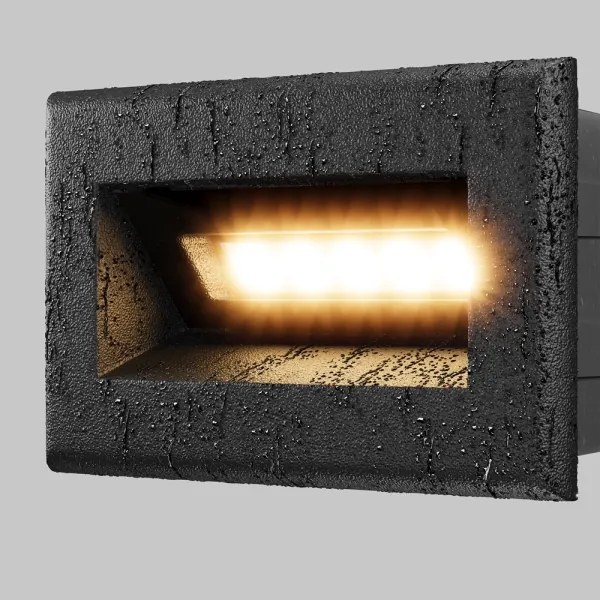 Maytoni O045SL-L3B3K-Luce da esterno da incasso LED BOSCA LED/3W/230V IP65 nero