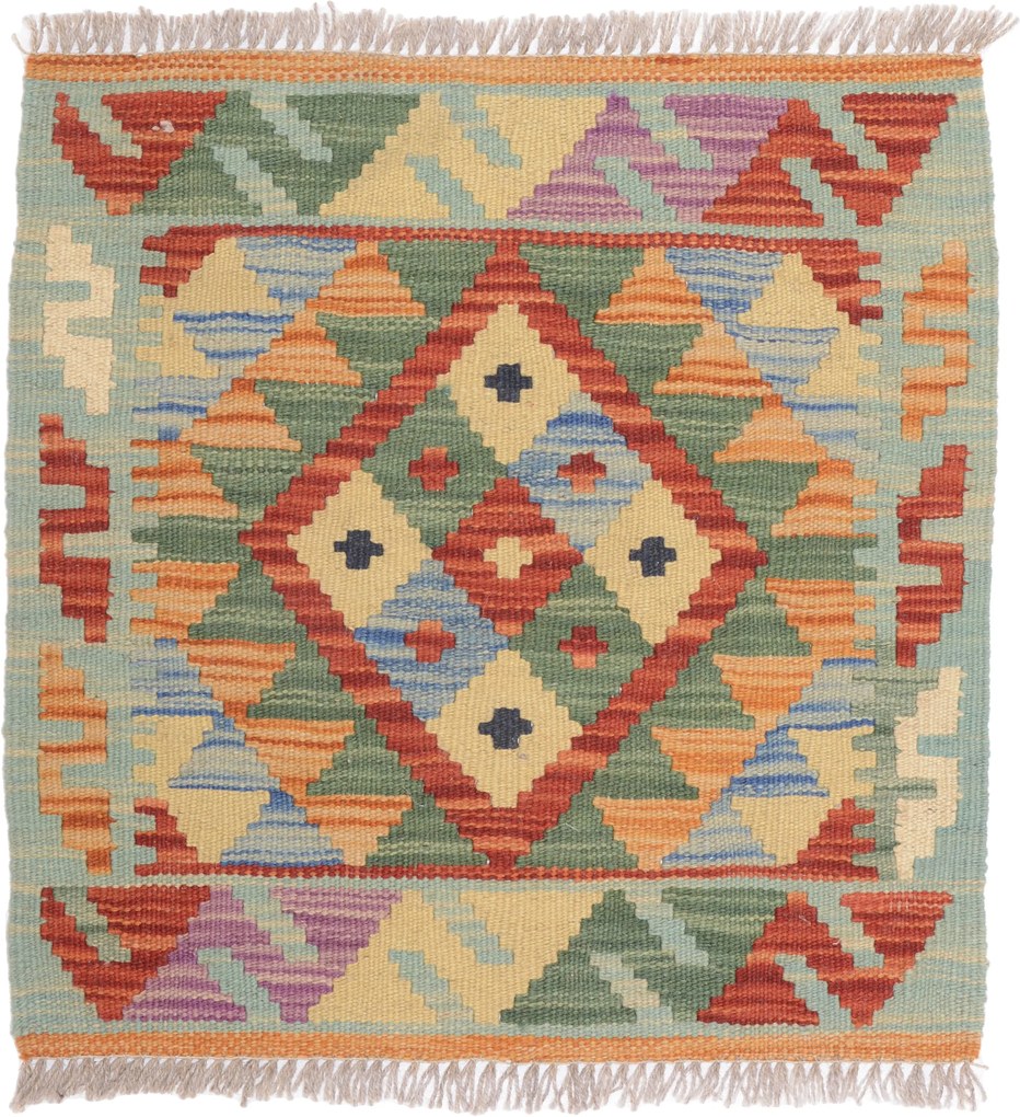 Kilim Tappeto orientale 50x50 (Pakistan) Tessuto A Mano