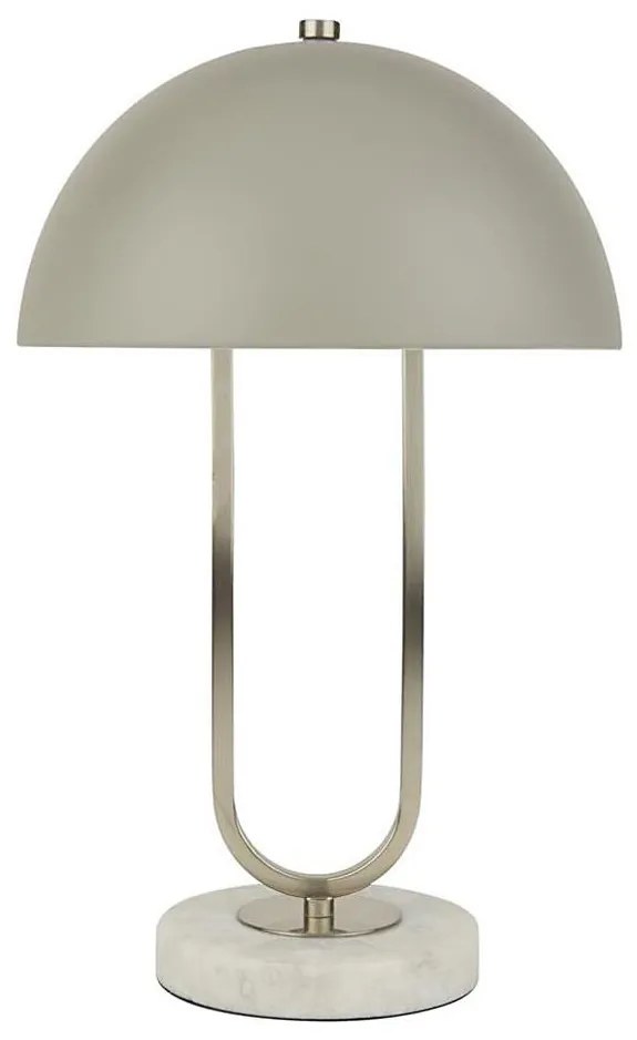 Searchlight EU60949GY - Lampada da tavolo DOME 1xG9/7W/230V argento