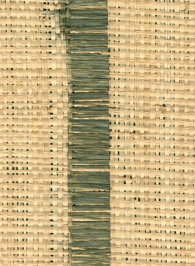 CMO Paris Tapete Raphia Vertical - Épicéa