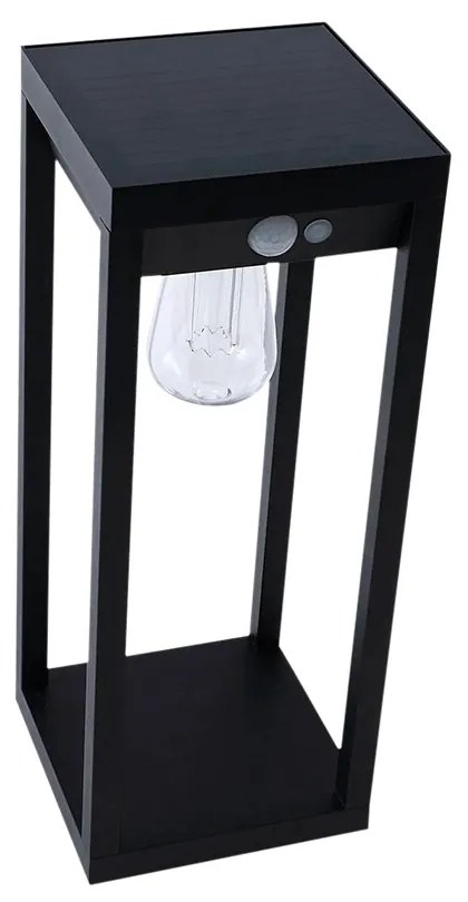 Lindby - Enea Smart Lampada a celle solari w/Sensore Nero Lindby