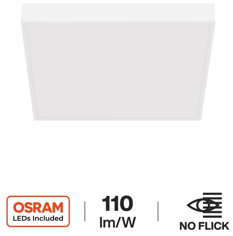 Plafoniera LED 60x60 48W, 110lm/W, No Flickering - OSRAM LED Colore Bianco Freddo 5.700K