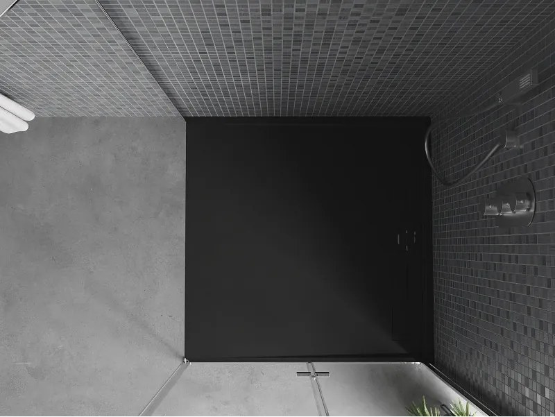 Mexen Amon piatto doccia quadrato SMC 100 x 100 cm, nero - 4F701010