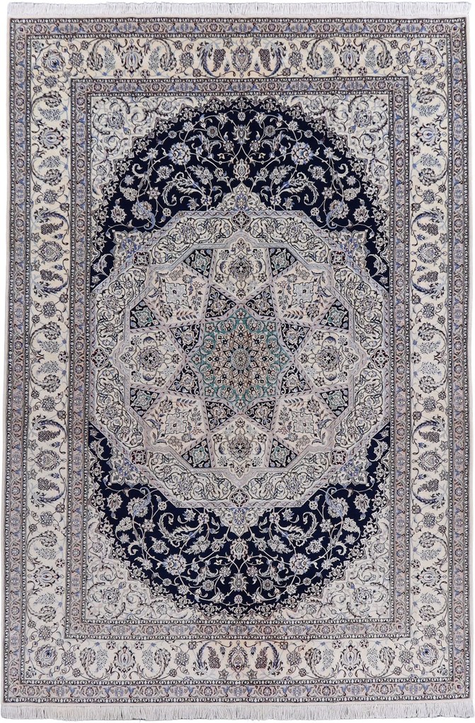 Nain Tappeto 220 x 310 (Iran) Annodato A Mano