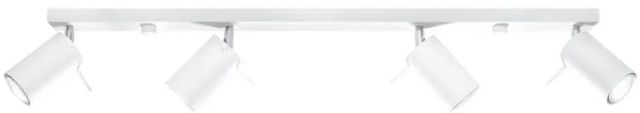 Sollux SL.0331 - Faretto RING 4L 4xGU10/10W/230V bianco
