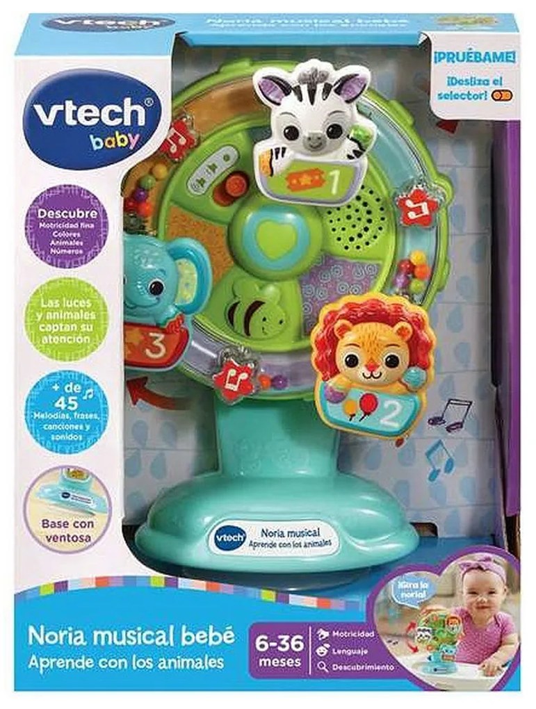 Giocattolo Interattivo Vtech Aprende con los animales! (ES)