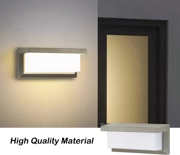 Brilagi - Applique da esterno LED RGBW BRICKY 1xE27/9W/230V grigio IP54