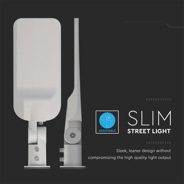 Lampione LED stradale SAMSUNG CHIP 100W 230V 4000K IP65 grigio