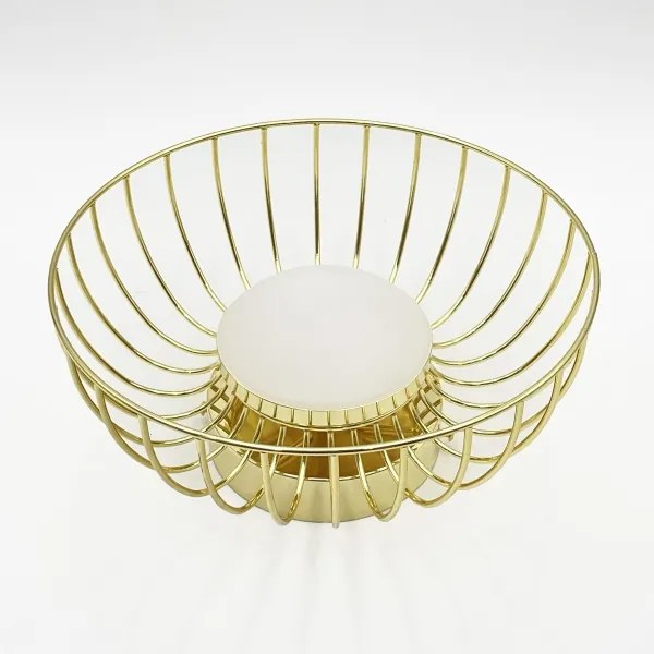 Plafoniera LED BETSY LED/12W/230V Ø 25 cm dorata