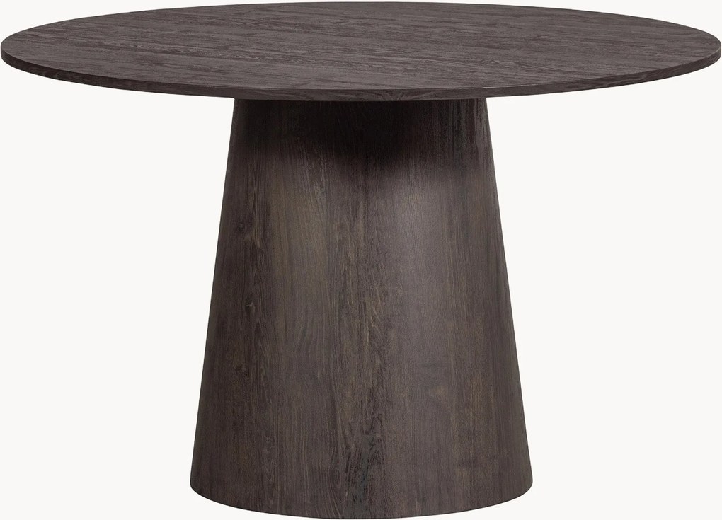 Tavolo rotondo effetto legno Maan