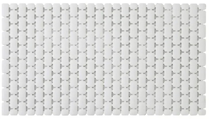 Tappetino antiscivolo doccia bianco 40x73 cm in plastica Spring