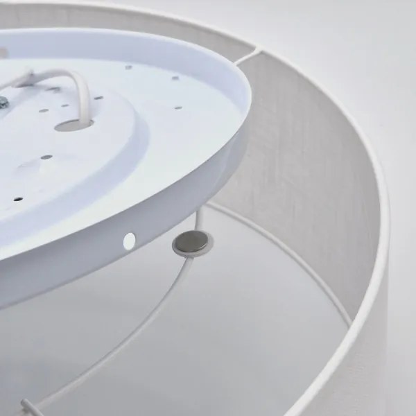 Plafoniera SIRJA 2xE27/60W/230V d. 45 cm bianco