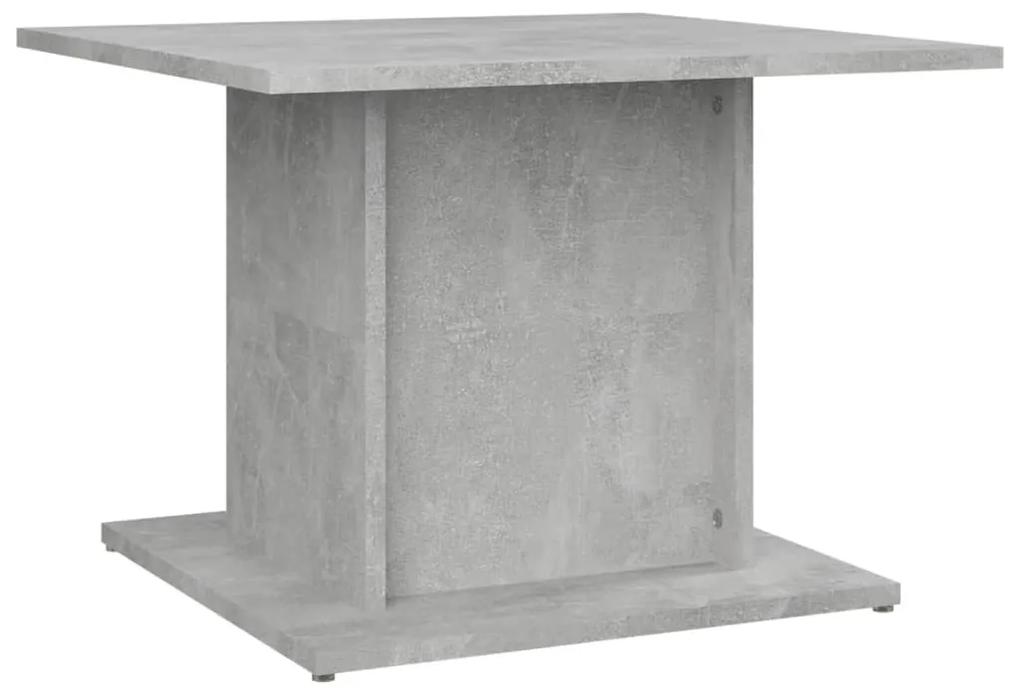 Tavolino da salotto grigio cemento 55,5x55,5x40cm in truciolato