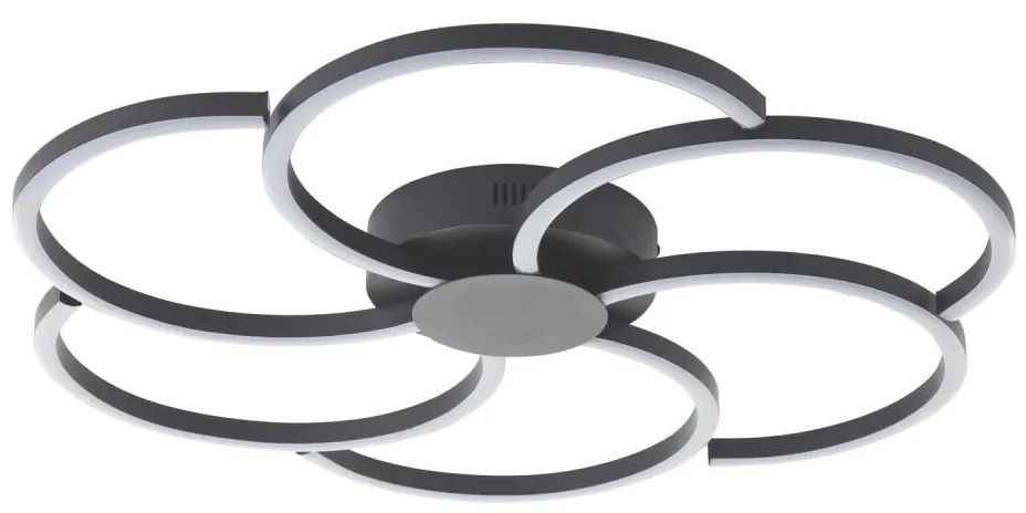 Brilliant - Plafoniera LED FICO LED/32W/230V diametro 65 cm nero