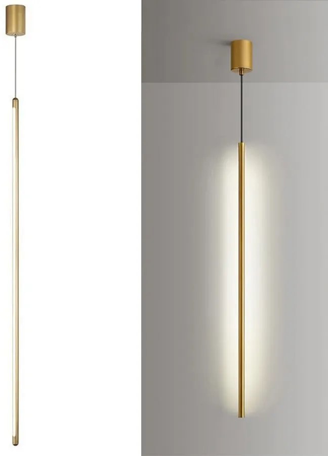 Lampada da soffitto LED APP1414-C GOLD 100cm